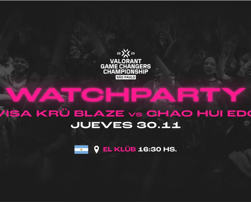 Watchparty ARG - Game Changers Championship